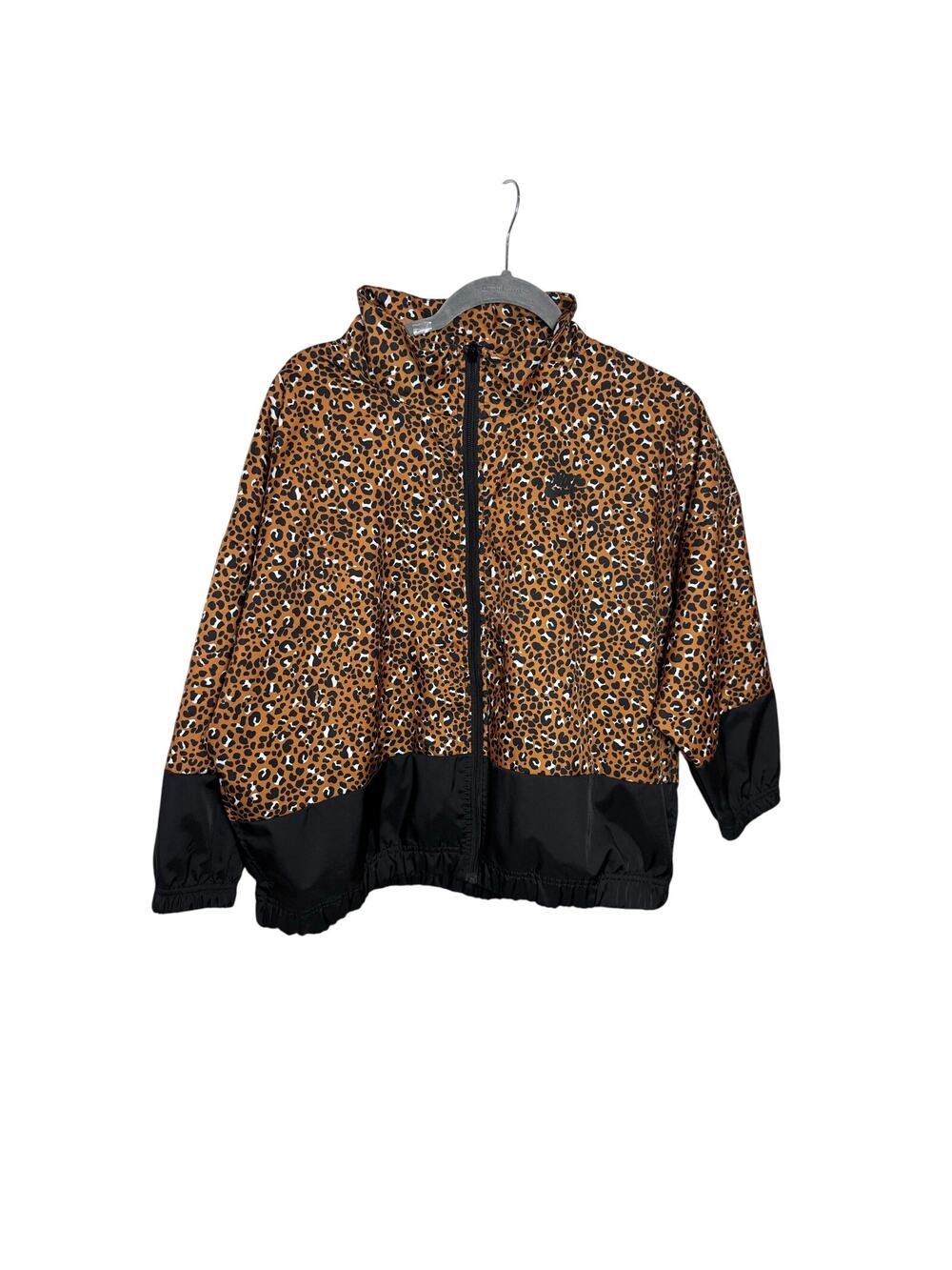Nike Track Jacket Women's Small Leopard Full Zip